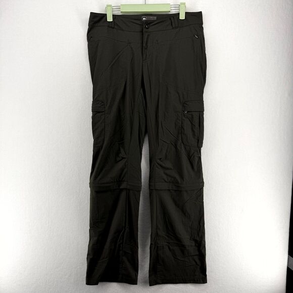 REI Embroidered Outdoor Pants Gray Color Ladies‎ Size 8 - Picture 1 of 13
